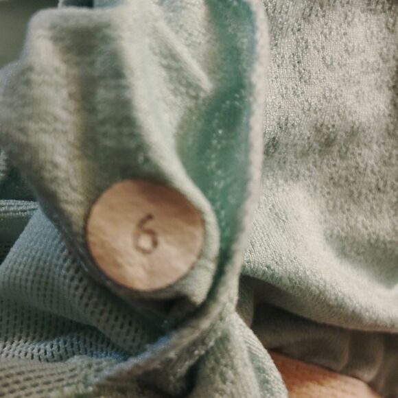 Light Turquoise Lululemon Racerback Tank Top(Well Loved, Linted) - Picture 4 of 4